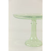 Estelle Colored Glass GLASSWARE Estelle Cake Stand (Mint Green)