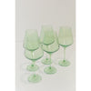Estelle Wine Glass, Set of 6 (Mint Green)
