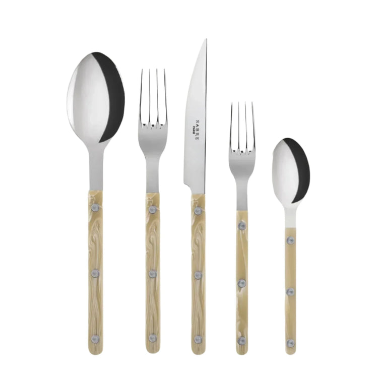 Sabre Paris Bistrot Horn, 5 Piece Cutlery Set