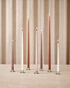 Flat 1.5" Matte Brass Candleholder