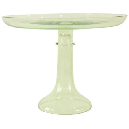 Estelle Colored Glass GLASSWARE Estelle Cake Stand (Mint Green)