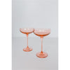 Estelle Coupe Glass, Set of 2 (Blush)