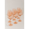 Estelle Wine Glass, Set of 6 (Blush)