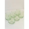 Estelle Stemless Wine Glass, Set of 6 (Mint Green)