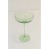 Estelle Coupe Glass, Set of 6 (Mint Green)